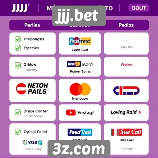 Comparação de métodos de pagamento disponíveis no jjj.bet